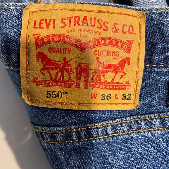 LEVI STRAUSS 550 36 X 32 Men's Excellent Condition 521108 - Picture 11 of 16